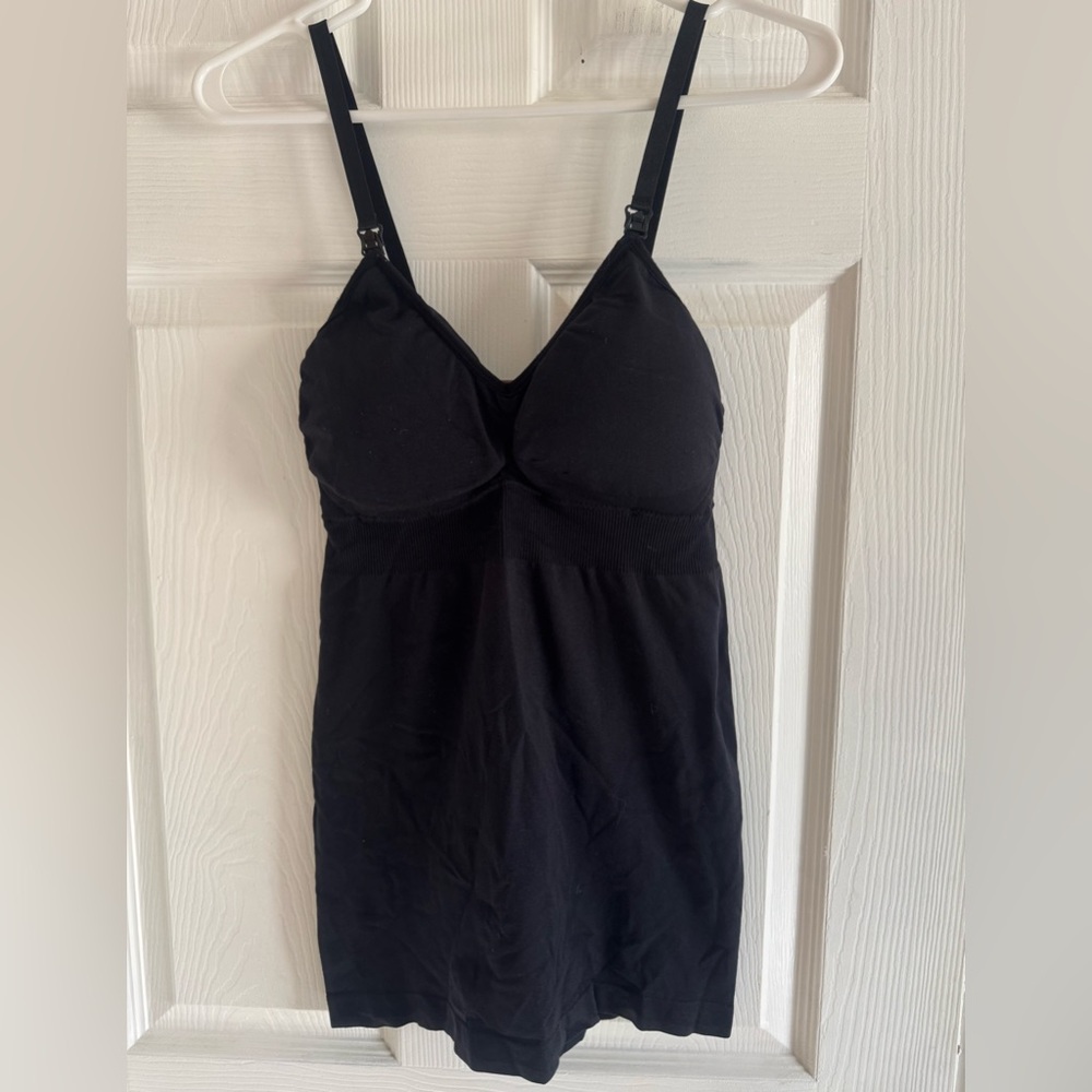 Emma’s Expressions Maternity Bra Nursing Cami Tank Top One Size Adjustable Strap